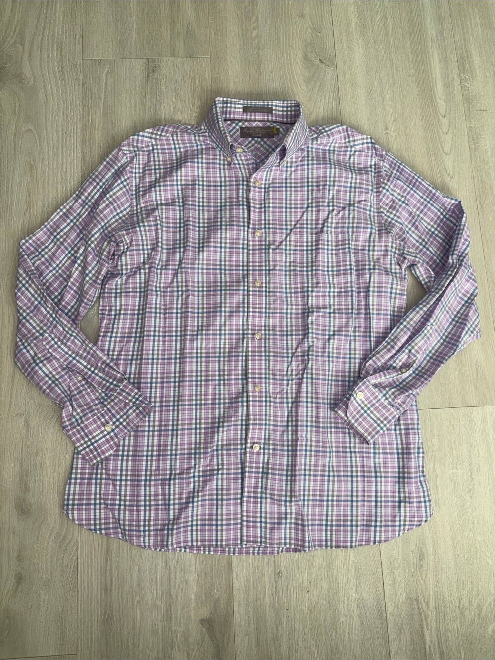 🔥BUNDLESALE Mens L Daniel Cremieux Supima Cotton Button-Down Casual Dress Shirt
